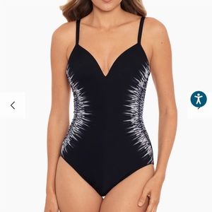 Miraclesuit Warp Speed Temptation One Piece Swim Bathing Suit